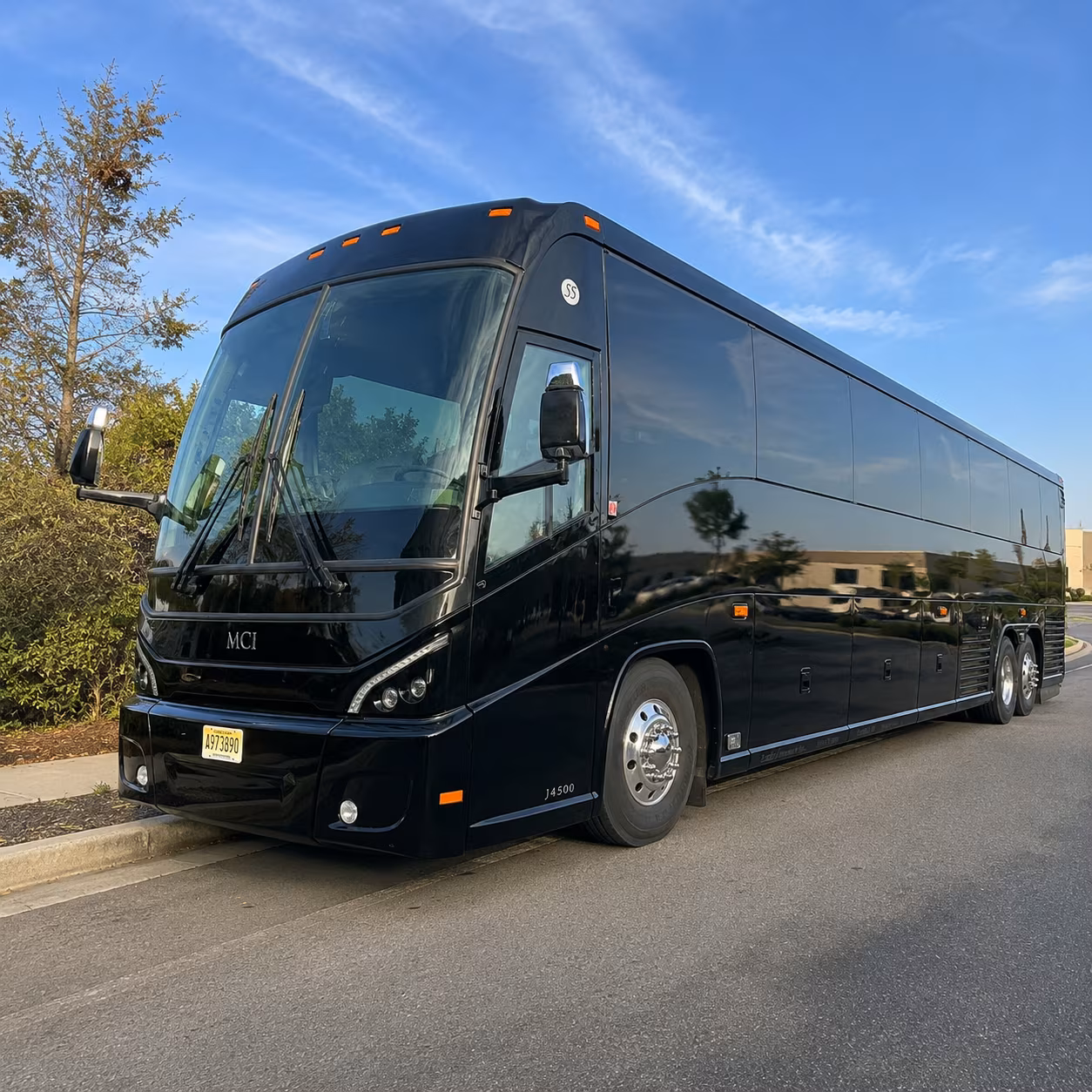 mission trip and long distance church charter buses from temple