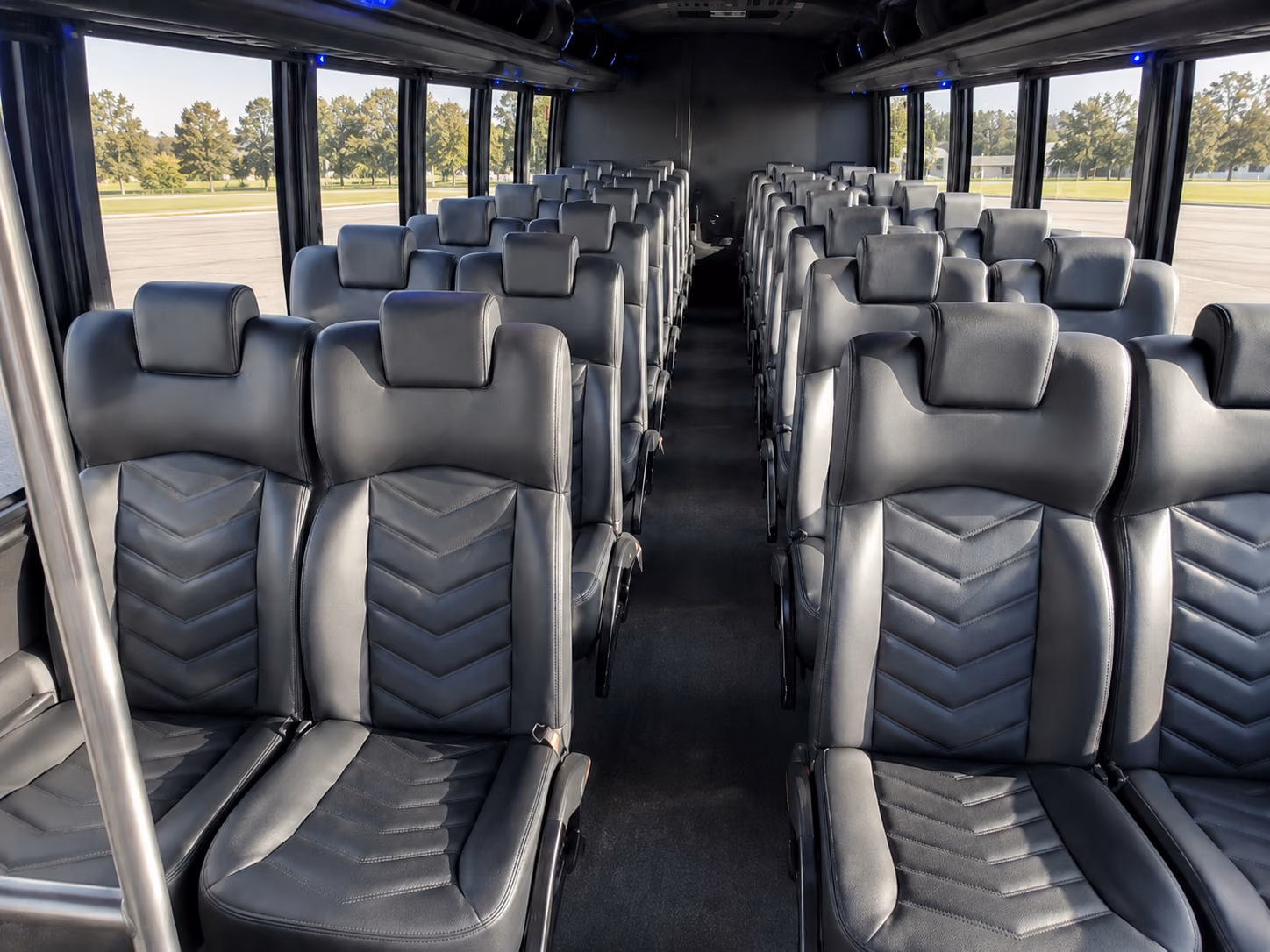 temple corporate event transportation onboard seating