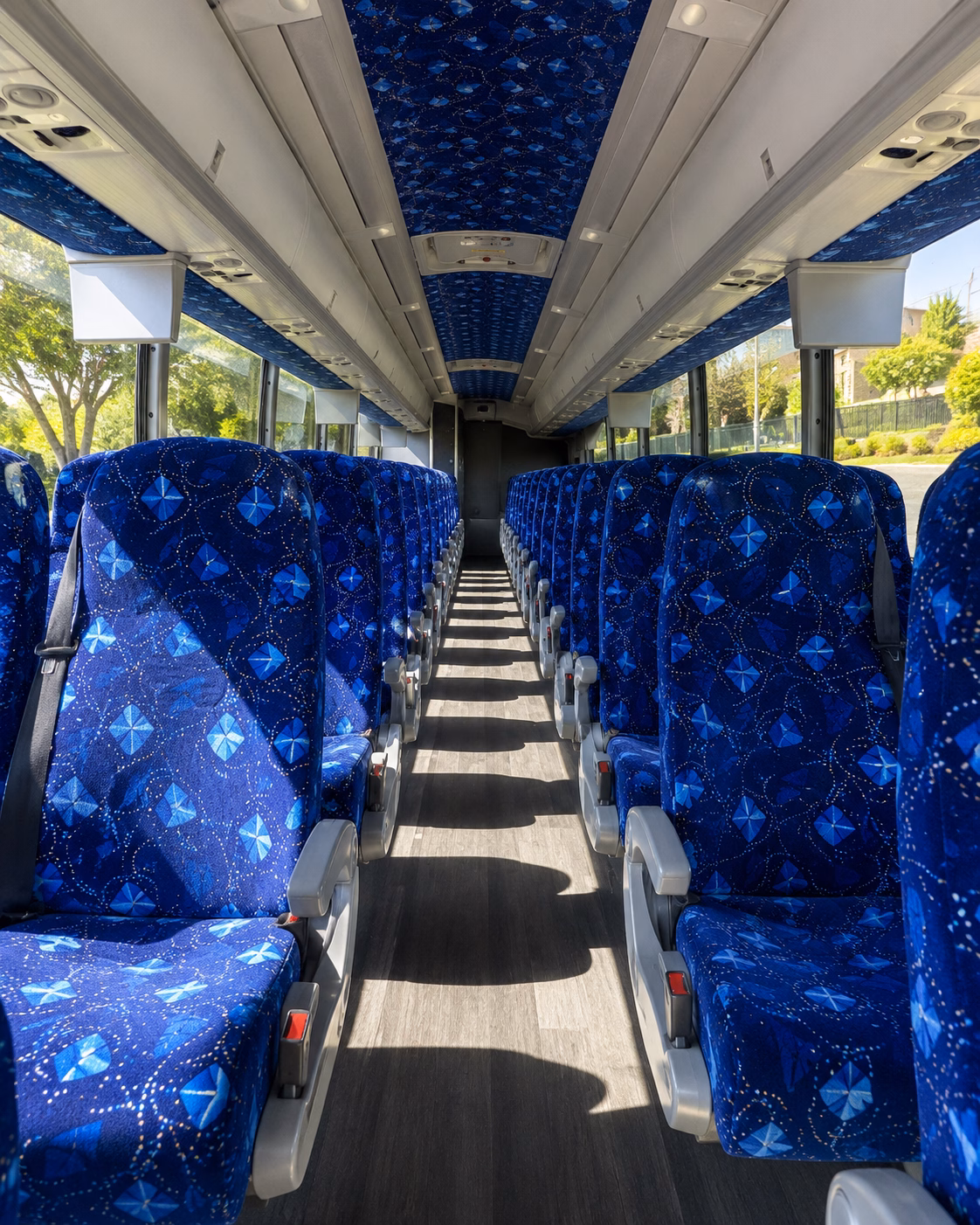 temple long distance transportation onboard seating