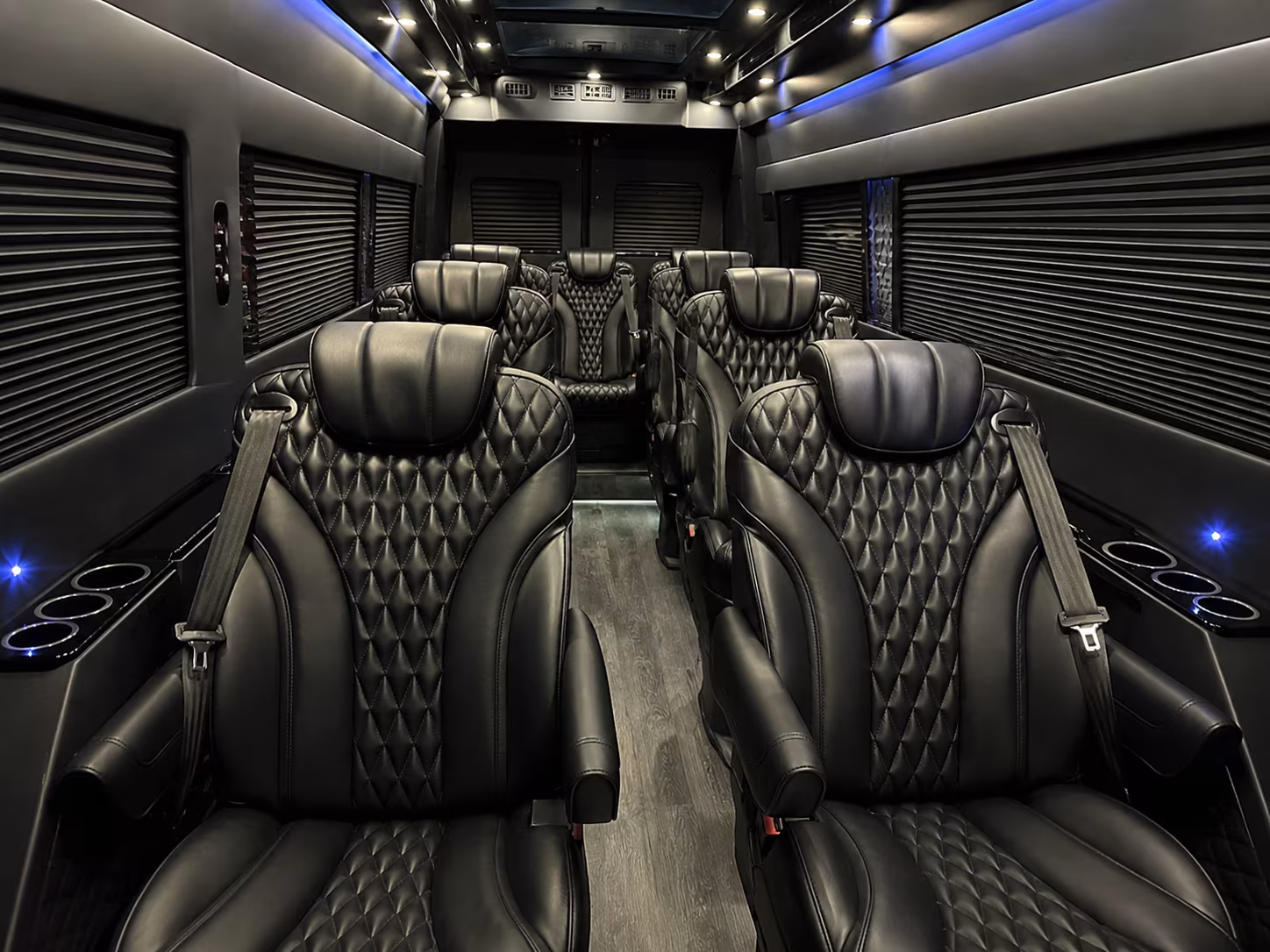 temple private event transportation onboard seating