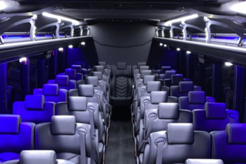 Temple Charter Bus Interior