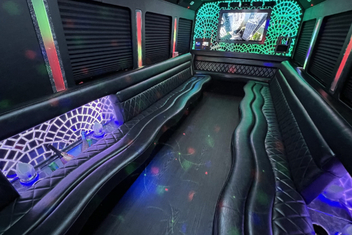 Temple Limo Bus Interior
